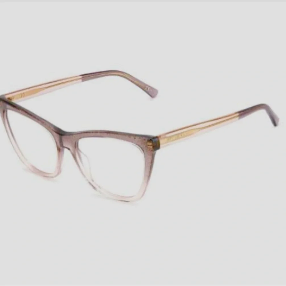 ✅ Jimmy Choo JC361 Havana Womens Plastic Eyeglass Frame KON Nude Glitter - Picture 2 of 6